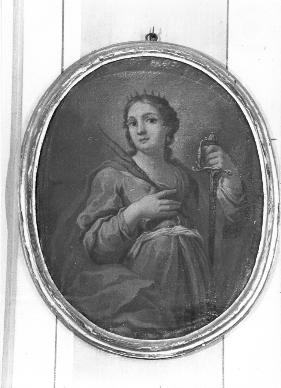 Santa Caterina (dipinto, pendant) - ambito lombardo (seconda metà sec. XVIII)