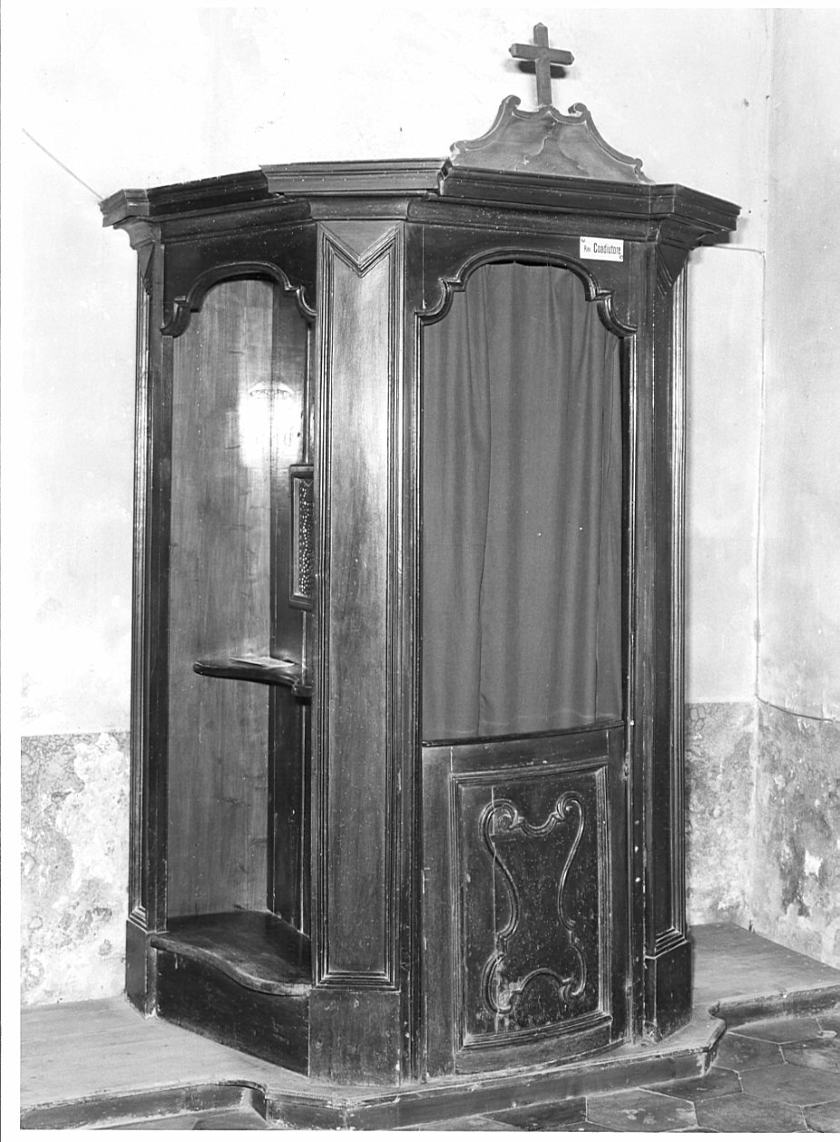 confessionale - bottega lombarda (seconda metà sec. XVIII)