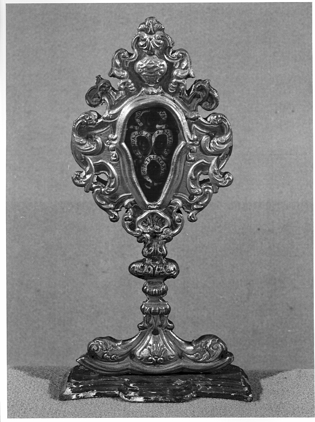 reliquiario, coppia - bottega lombarda (sec. XVIII)