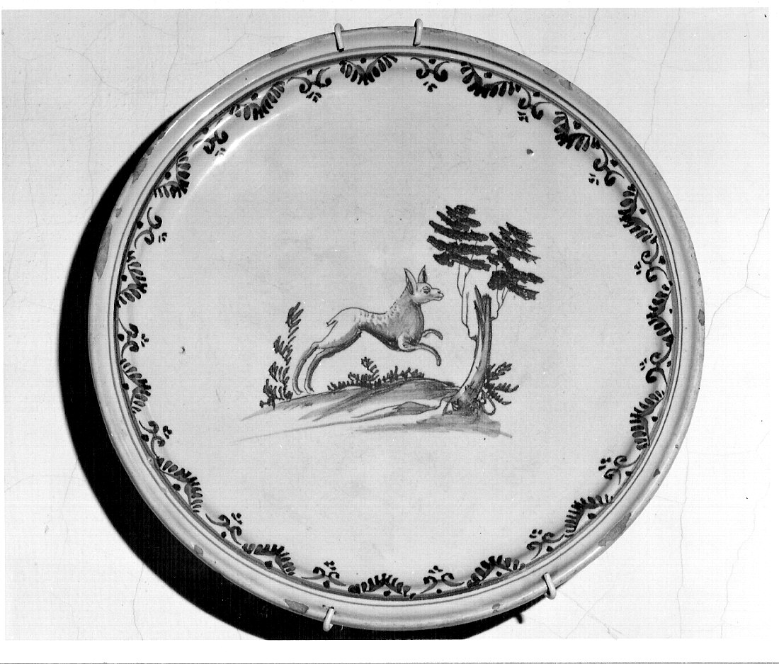 alzata, opera isolata - produzione lombarda (sec. XVIII)