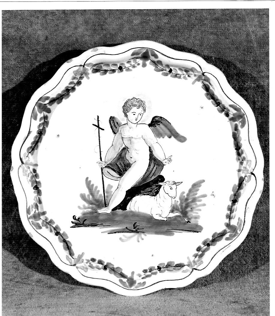 alzata, opera isolata - produzione lombarda (sec. XVIII)