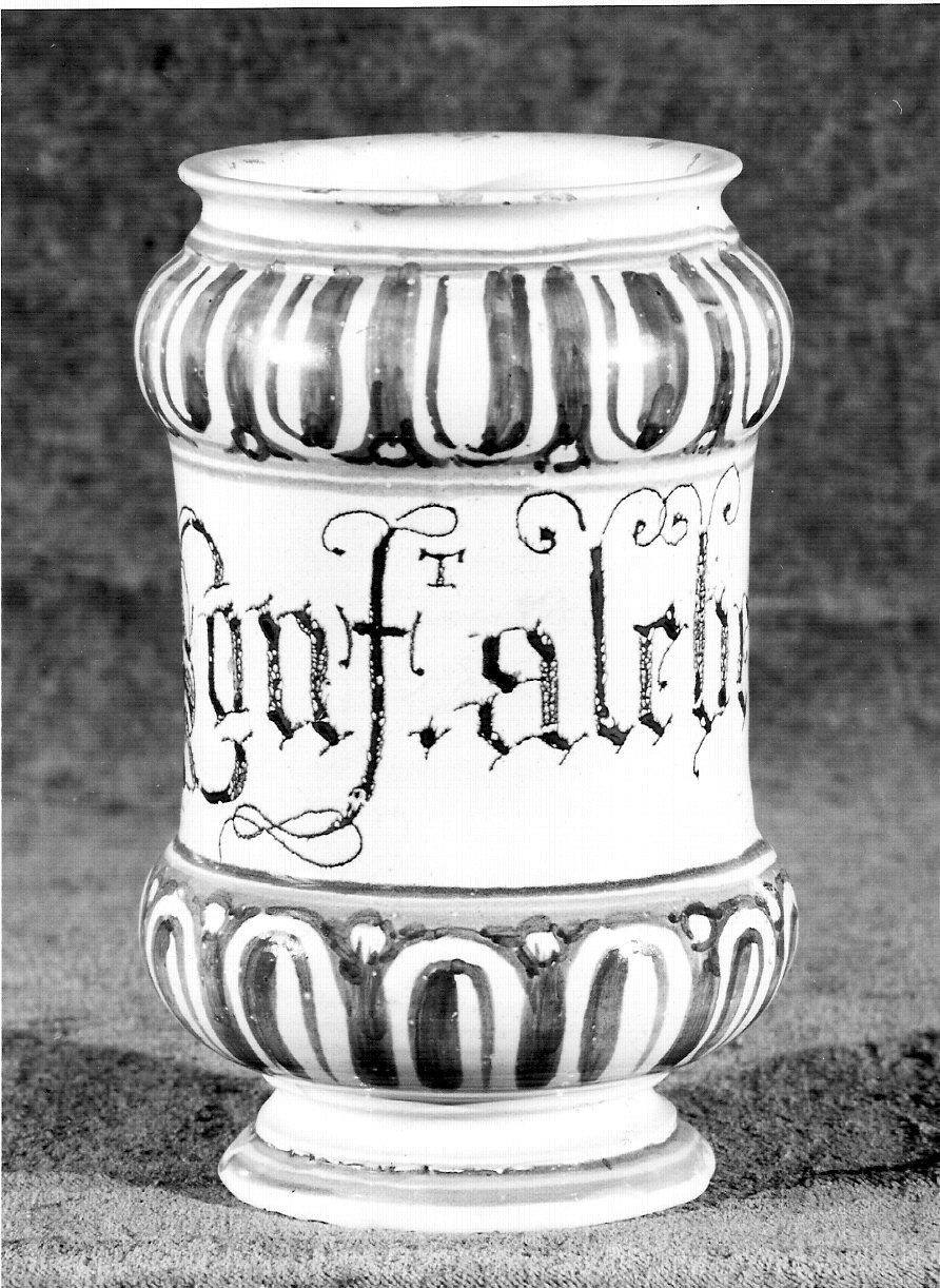 albarello, opera isolata - produzione italiana (fine sec. XVIII)