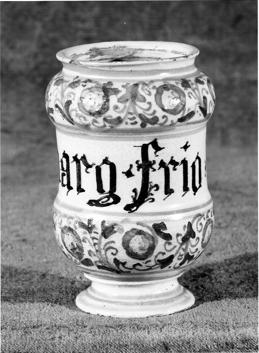 albarello, opera isolata - produzione italiana (sec. XVIII)