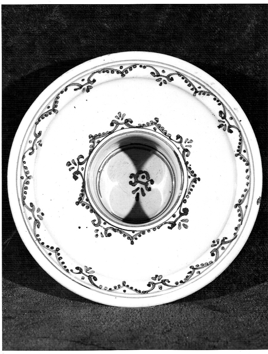 portacandela, opera isolata - produzione italiana (fine sec. XVIII)