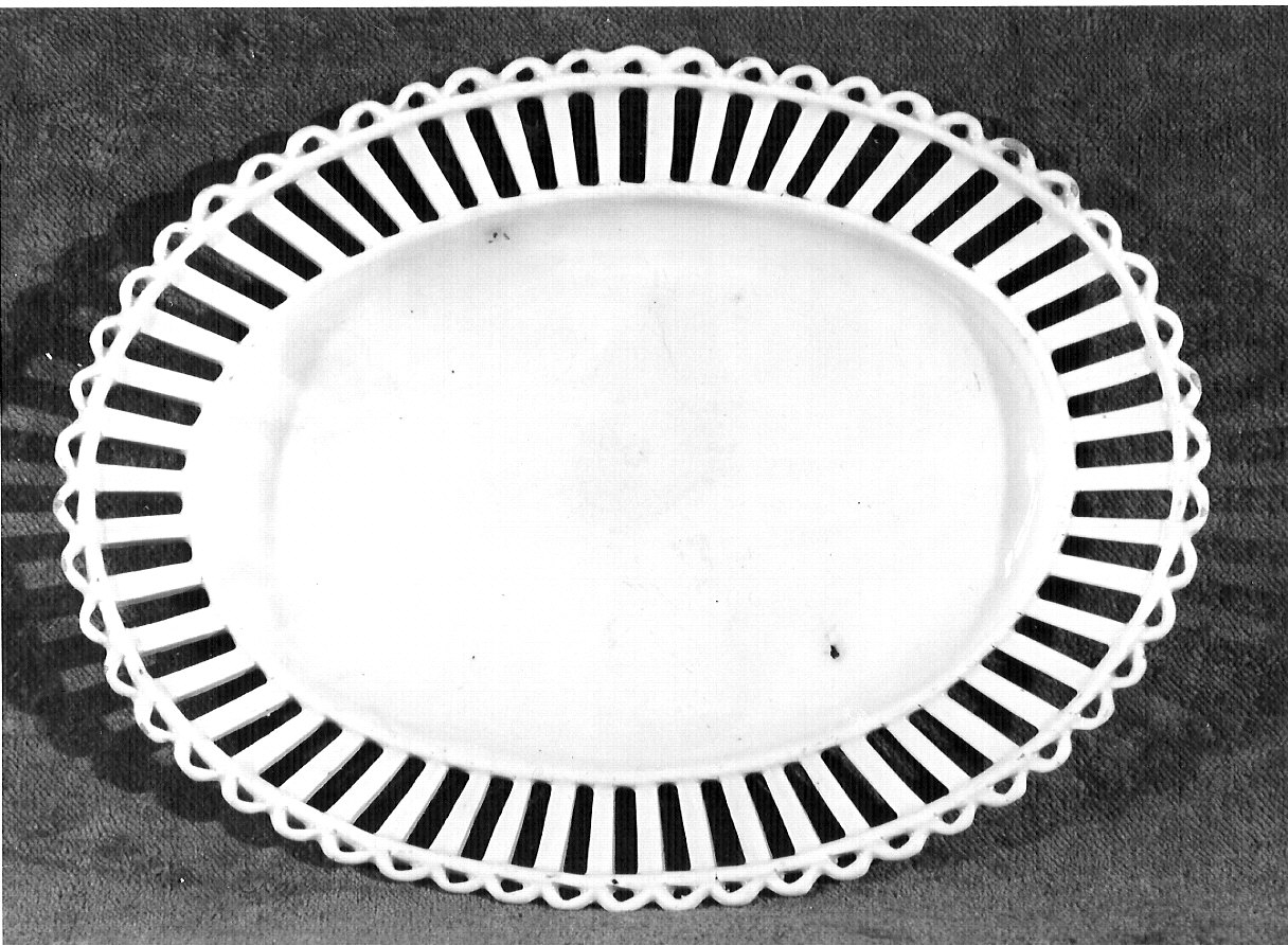 piatto, coppia - produzione italiana (sec. XIX)