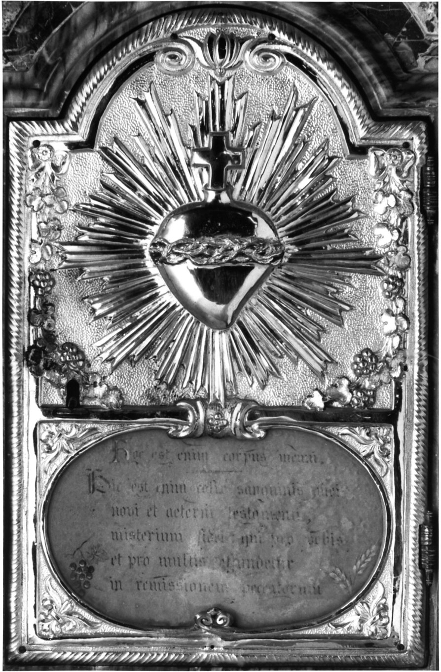 sportello di tabernacolo, opera isolata - bottega lombarda (fine/inizio secc. XVIII/ XIX)