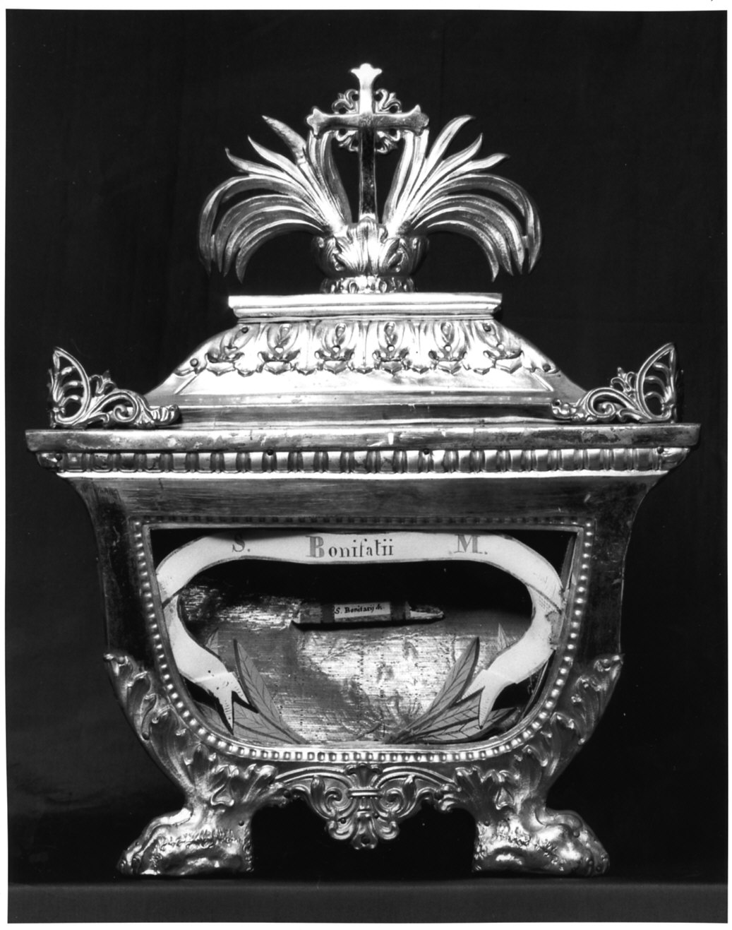 reliquiario - a cassetta, serie - bottega italiana (sec. XIX)