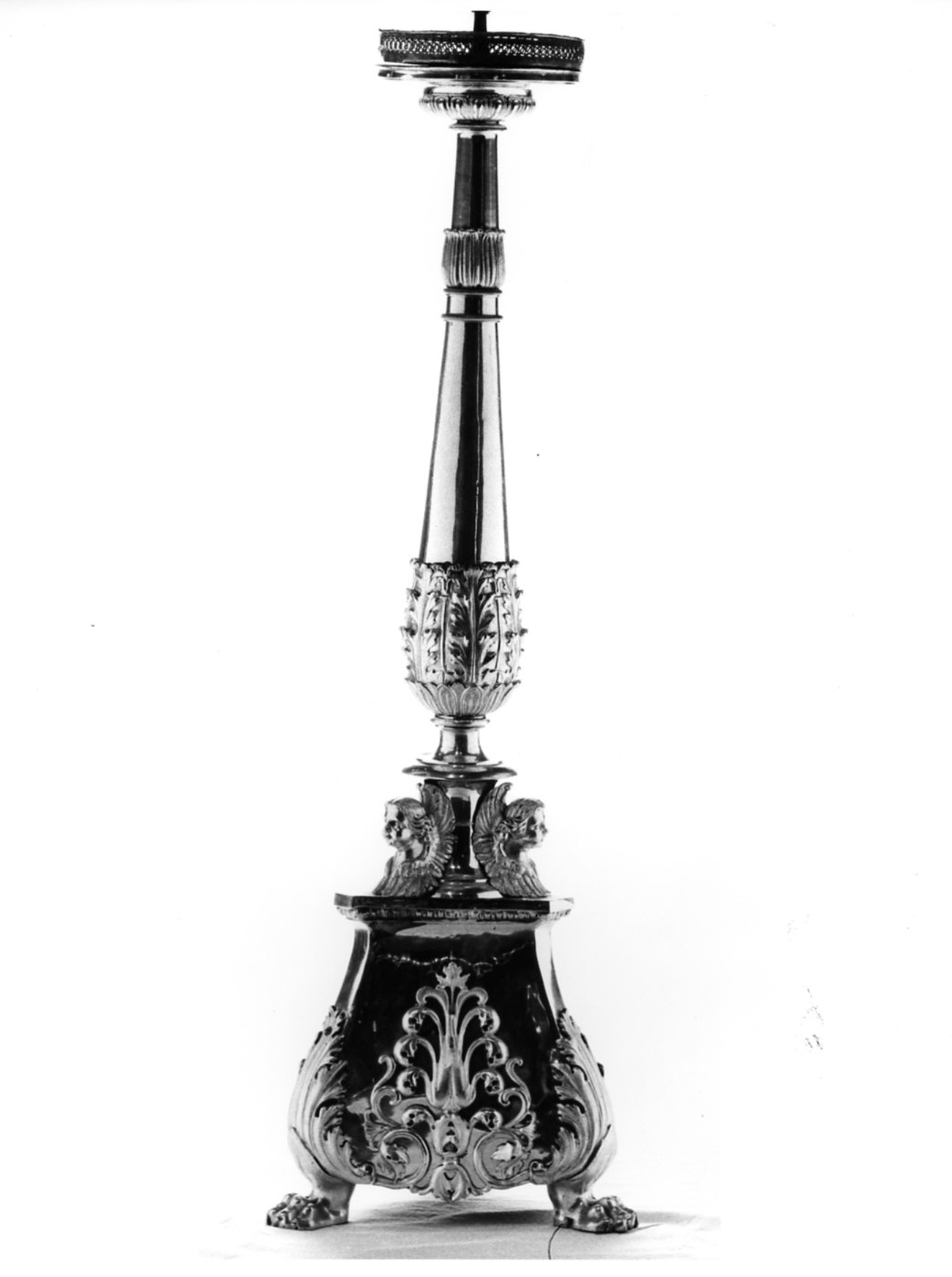 candeliere, serie - bottega italiana (fine/inizio secc. XIX/ XX)