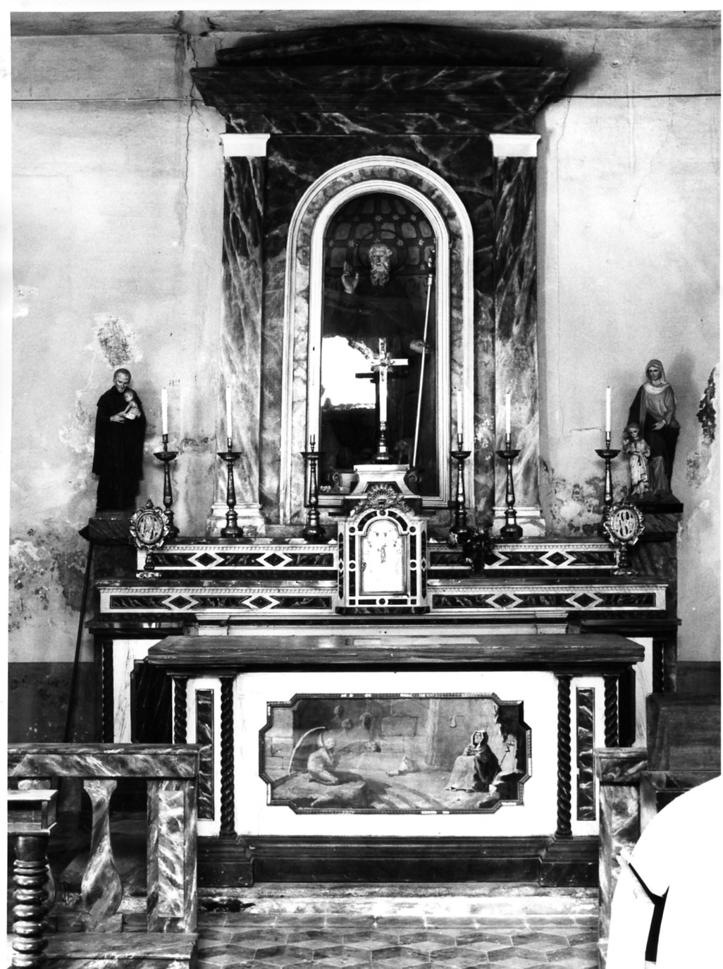 altare, complesso decorativo - bottega lombarda (seconda metà sec. XIX)