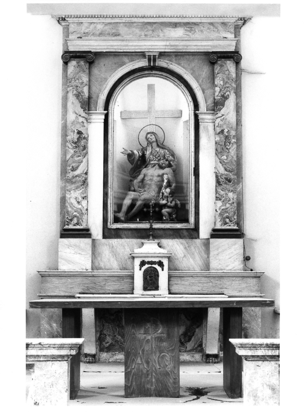 altare maggiore, opera isolata - bottega italiana (sec. XIX)