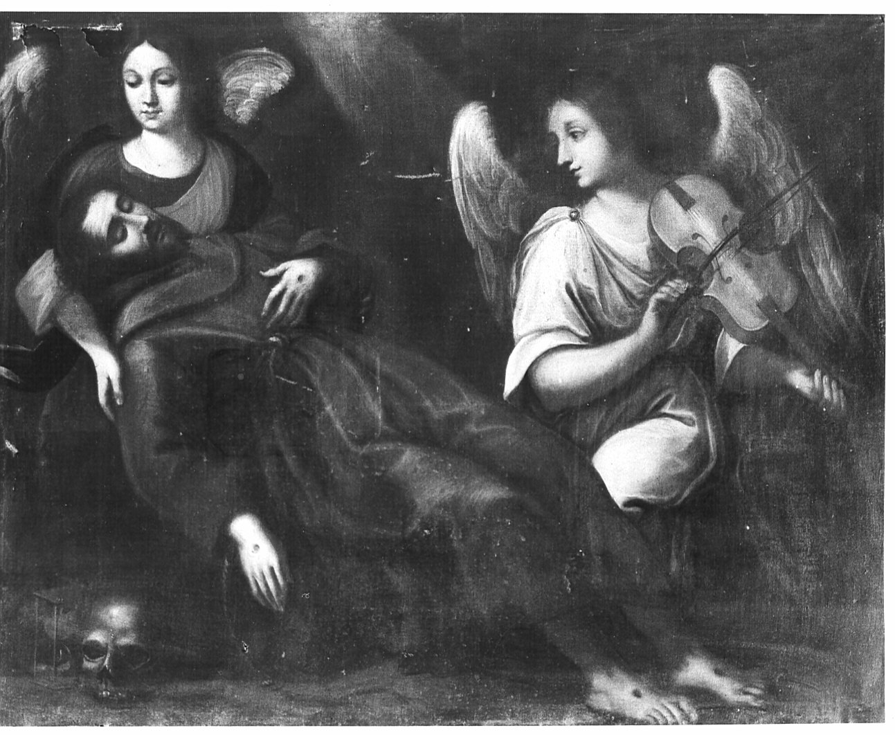 morte di San Francesco d'Assisi (dipinto) - ambito lombardo (sec. XVII)