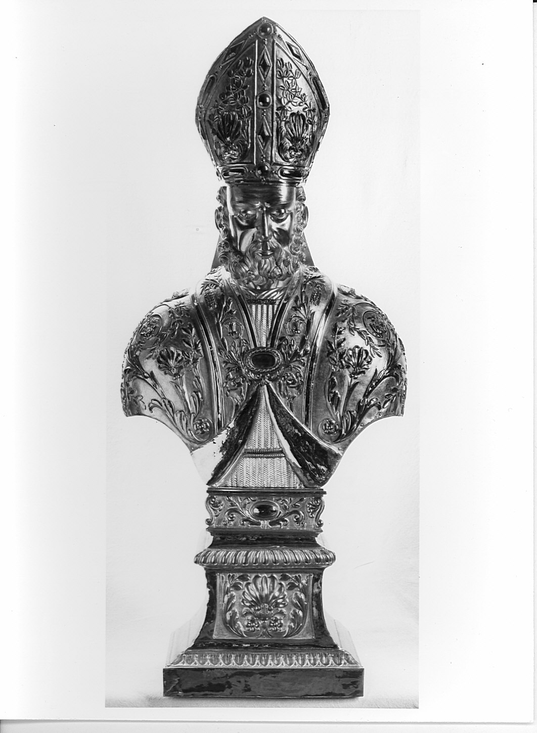 reliquiario - a busto - bottega lombarda (sec. XIX)