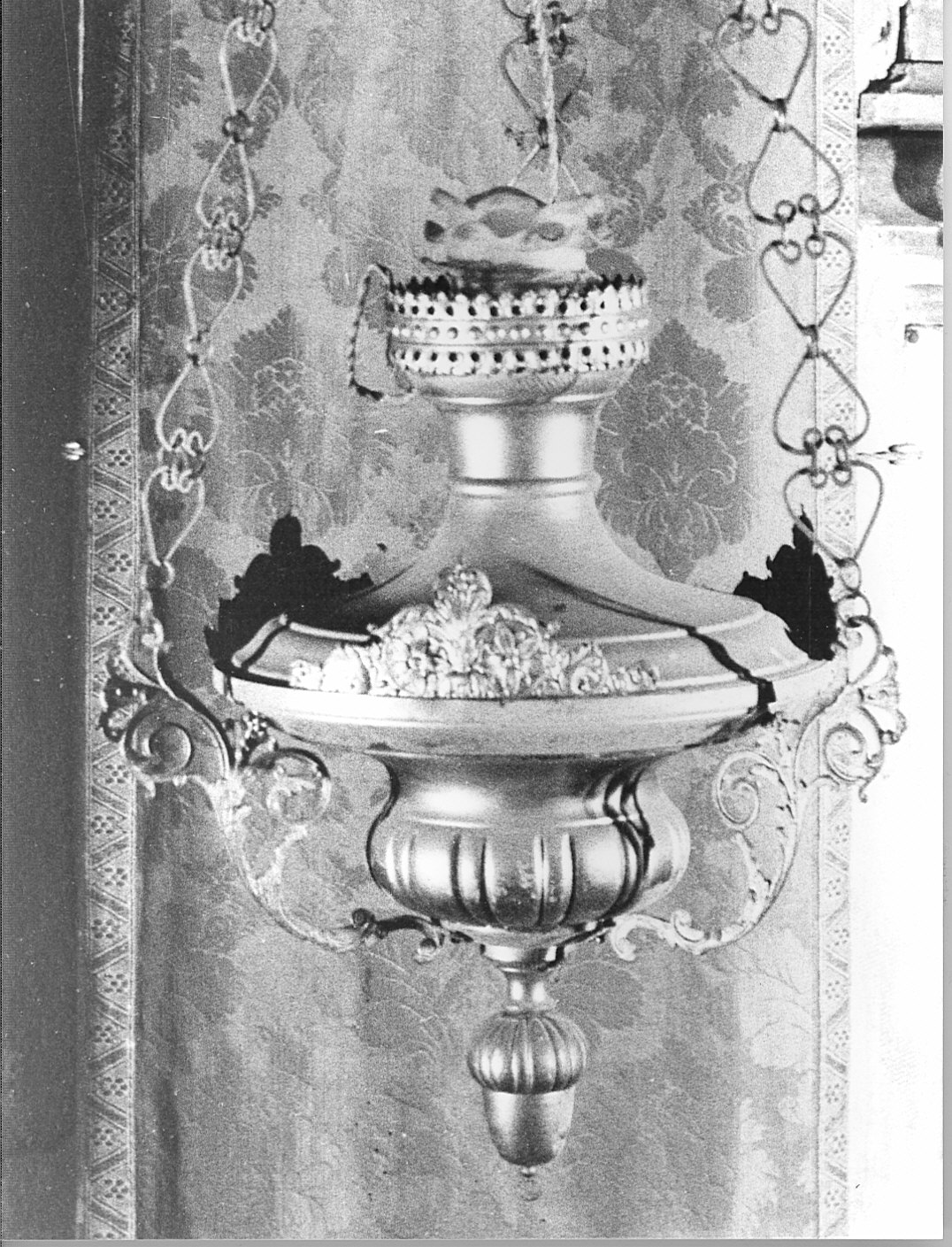 lampada, coppia - bottega lombarda (sec. XIX)