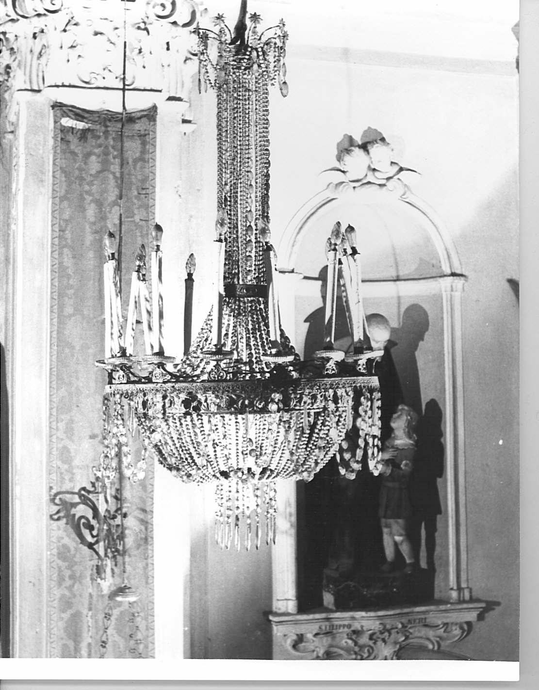 lampadario - bottega lombarda (fine sec. XIX)