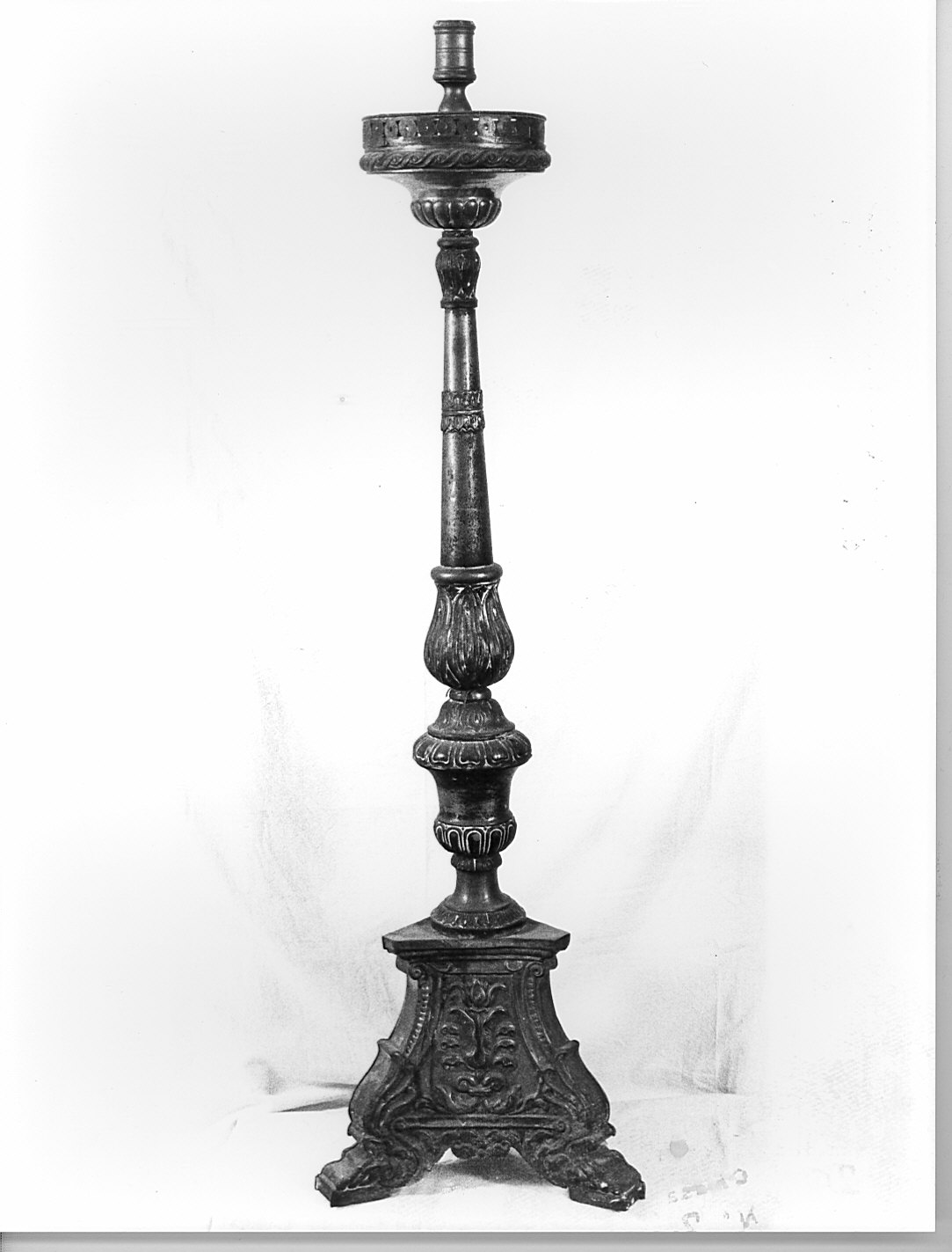 candeliere, serie - bottega lombarda (inizio sec. XIX)