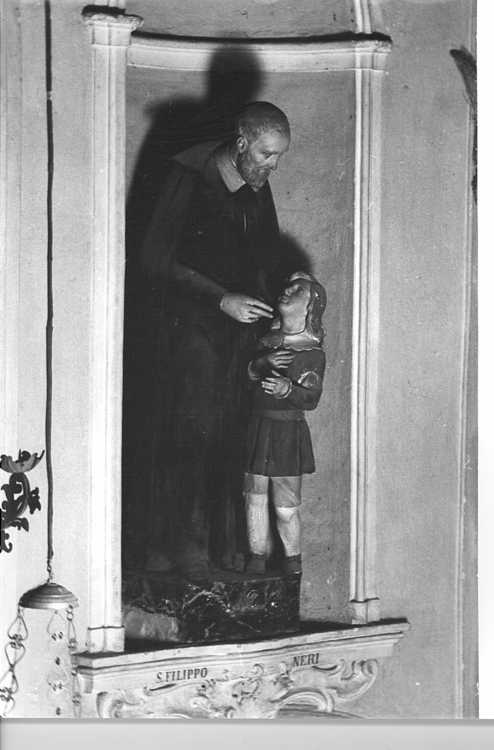 San Filippo Neri (statua) - bottega pavese (fine sec. XIX)