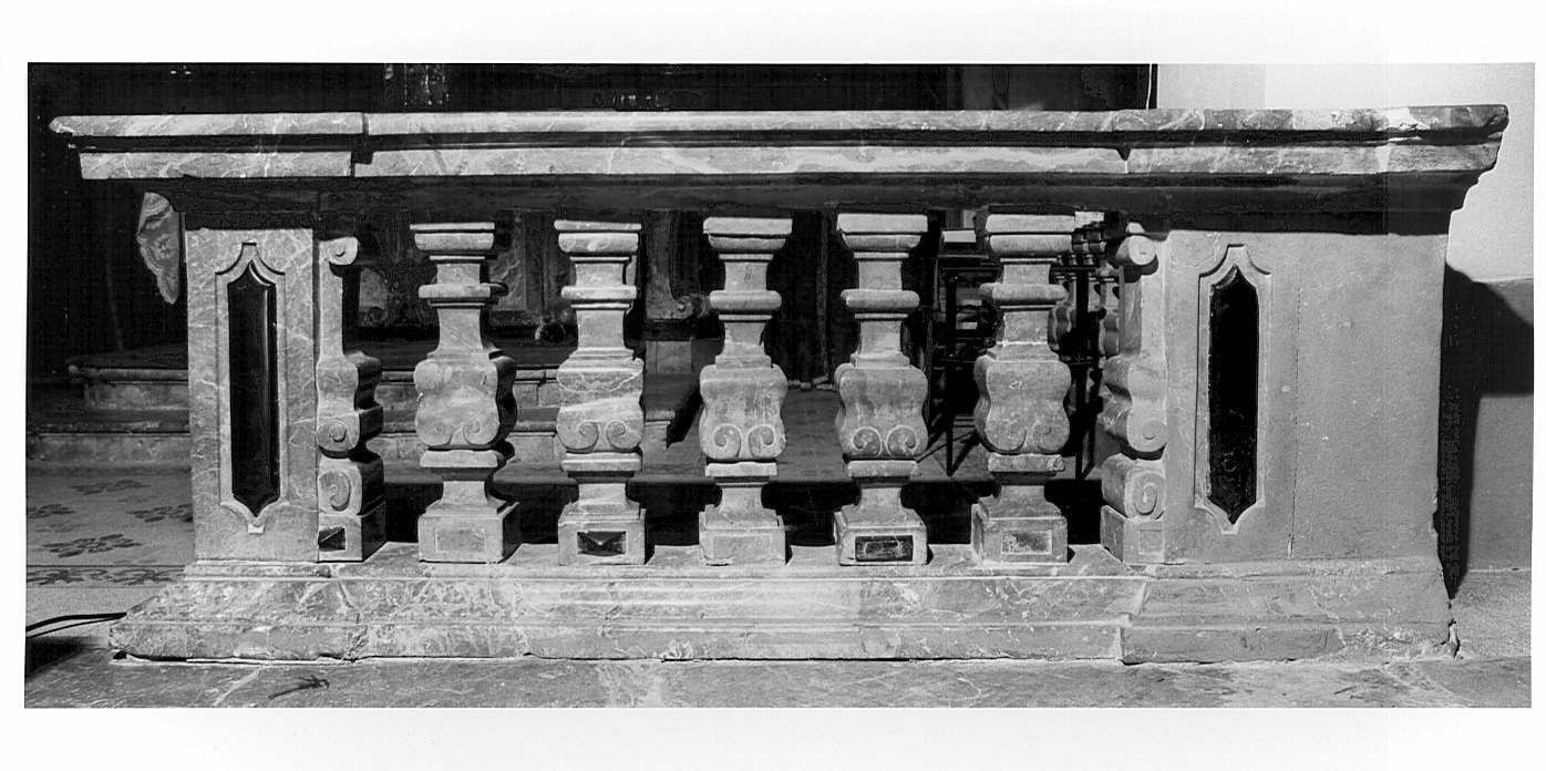 balaustrata - bottega lombarda (sec. XVIII)