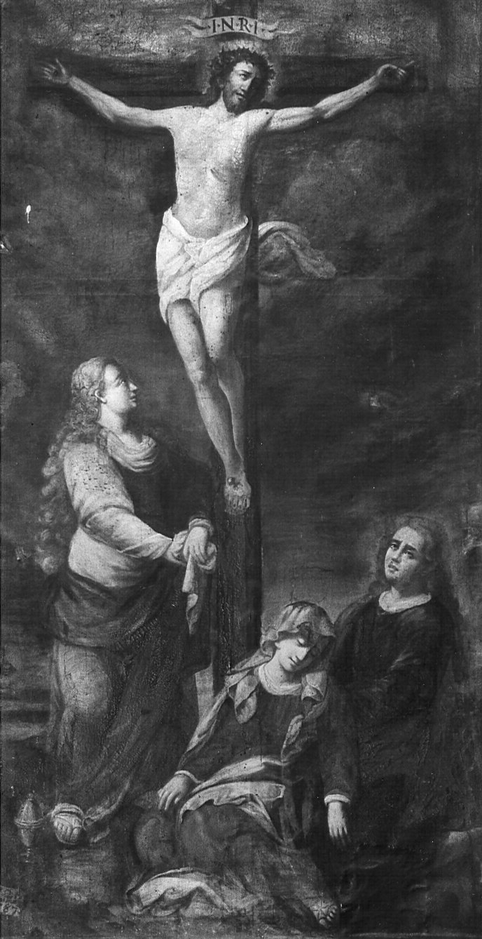 Il Crocifissione, crocifissione di Cristo (dipinto) - ambito lombardo (sec. XVIII)