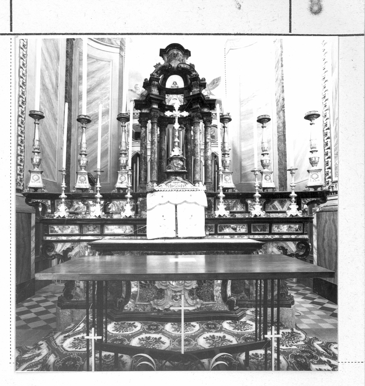 altare maggiore - bottega lombarda (sec. XVIII)