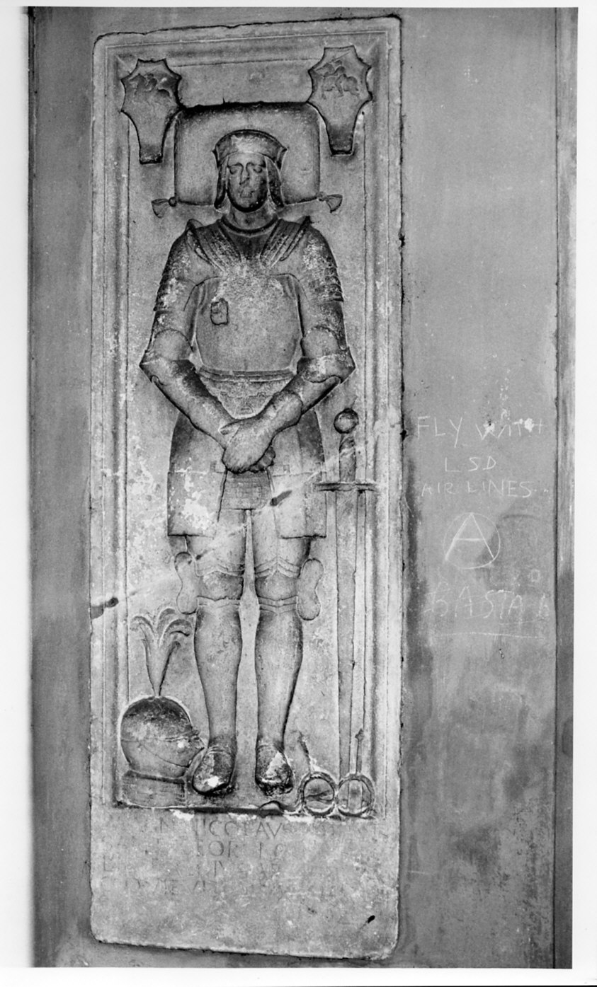 lastra tombale, opera isolata - bottega lombarda (sec. XVI)
