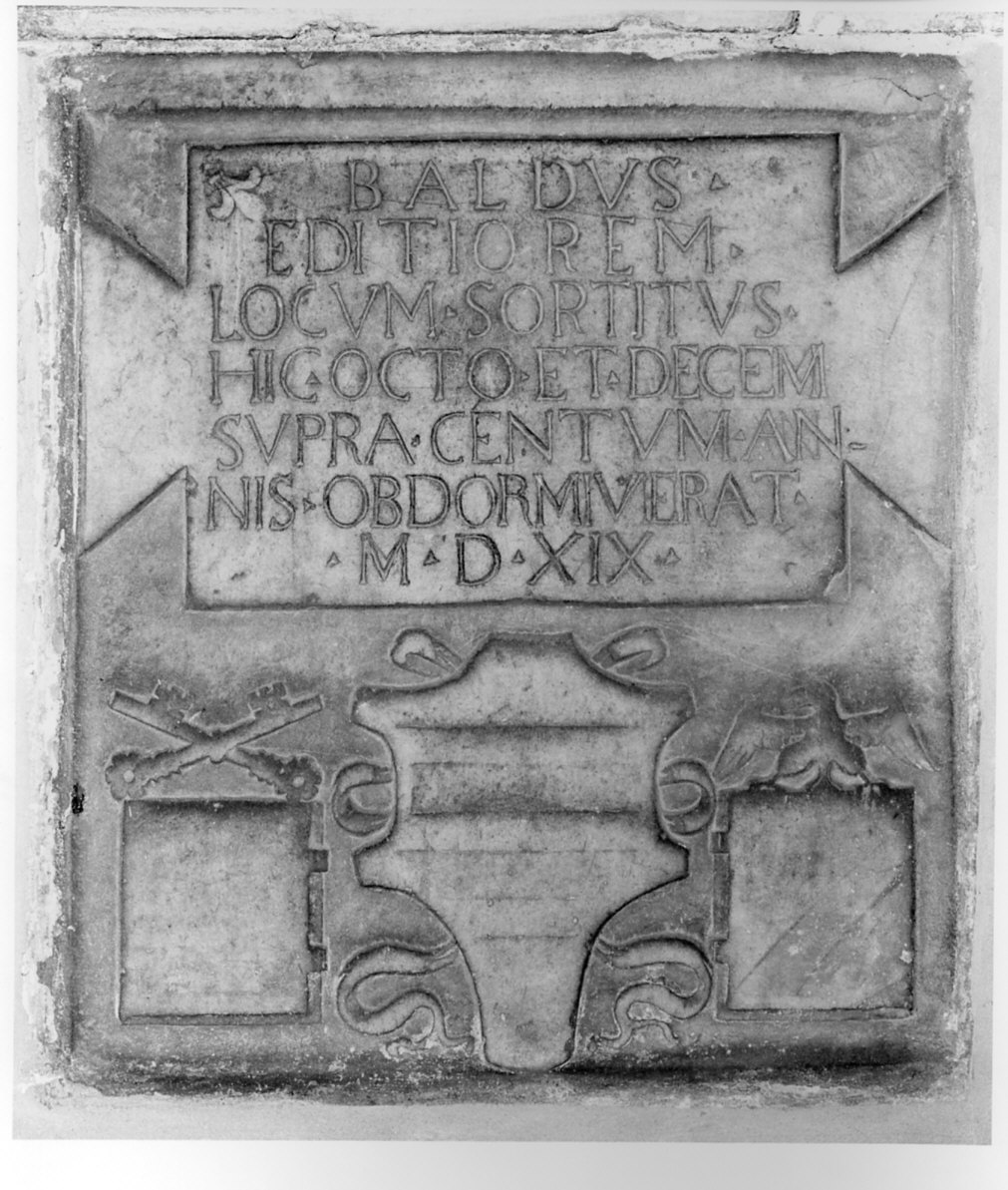 lapide, opera isolata - bottega lombarda (sec. XVI)