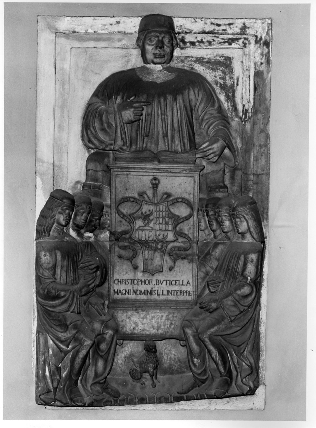 lapide, opera isolata - ambito lombardo (fine sec. XV)