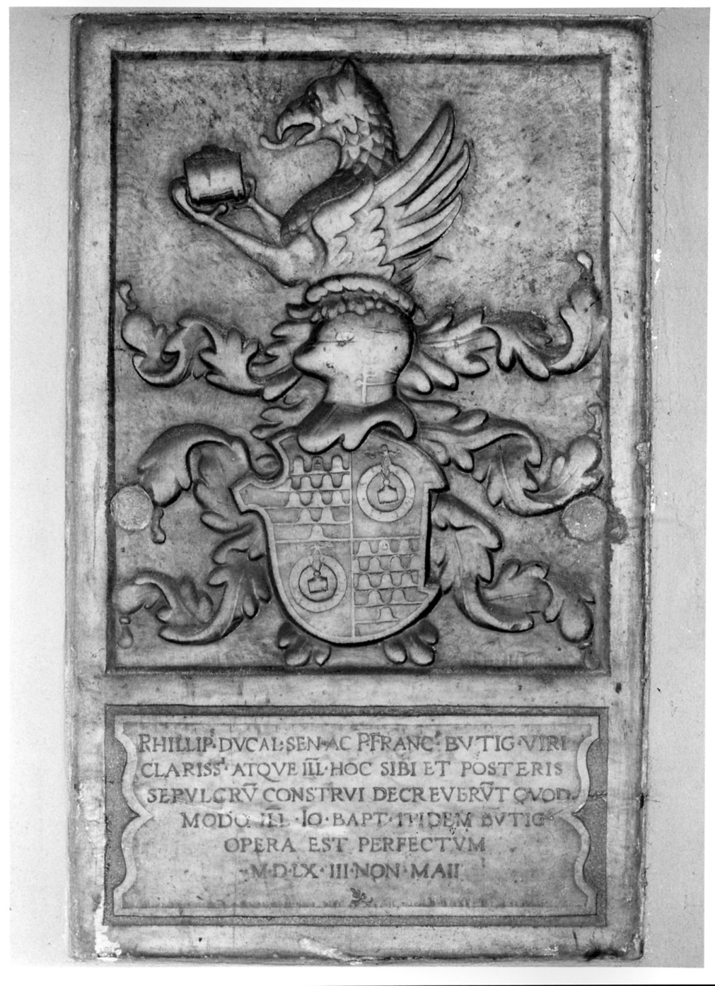 lapide, opera isolata - ambito lombardo (sec. XVI)