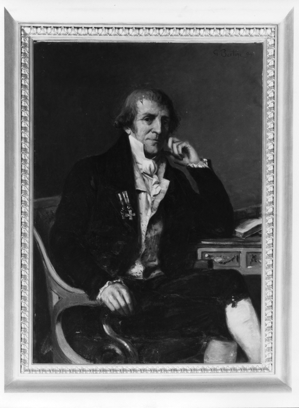Ritratto di Antonio Scarpa (dipinto, opera isolata) di Bertini Giuseppe (sec. XIX)