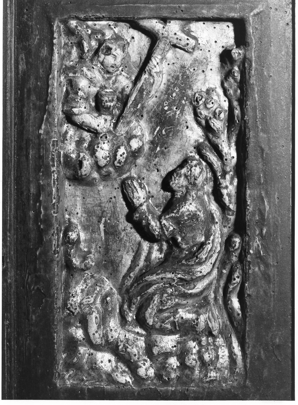 orazione di Cristo nell'orto di Getsemani (sportello di armadietto per reliquie) - bottega lombarda (fine/inizio secc. XVI/ XVII)