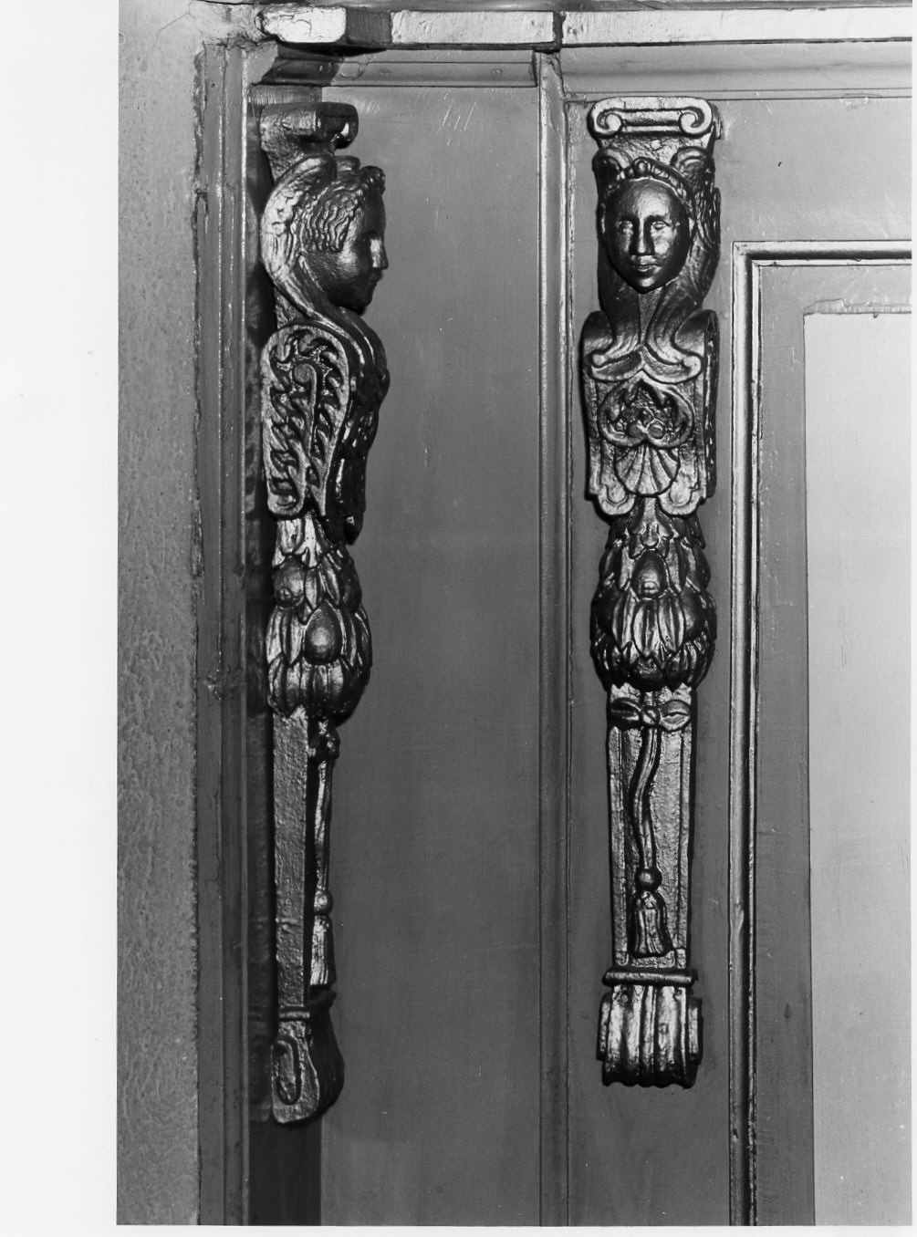 cariatide - bottega lombarda (sec. XVII)