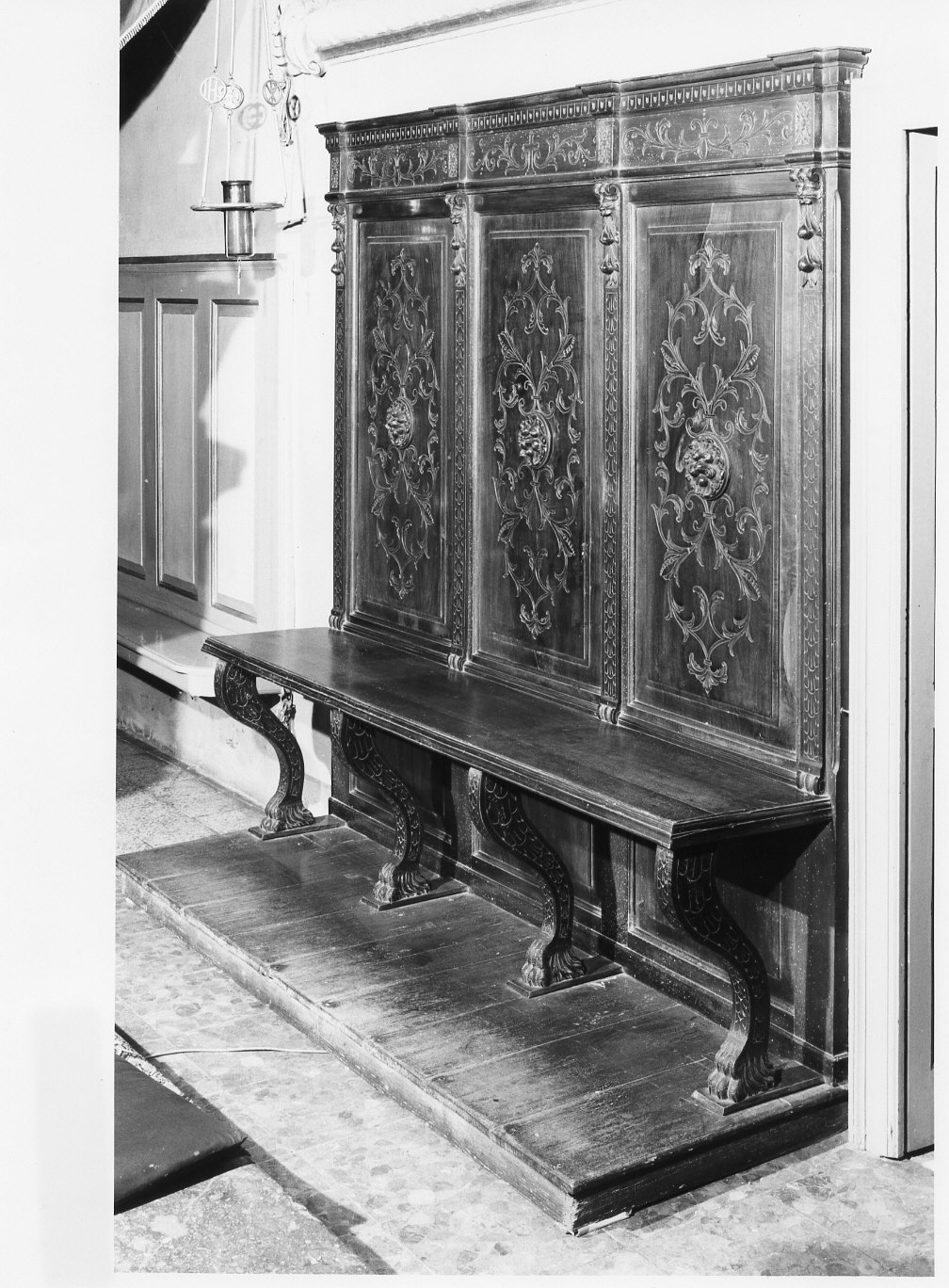 sedile - bottega lombarda (sec. XIX)