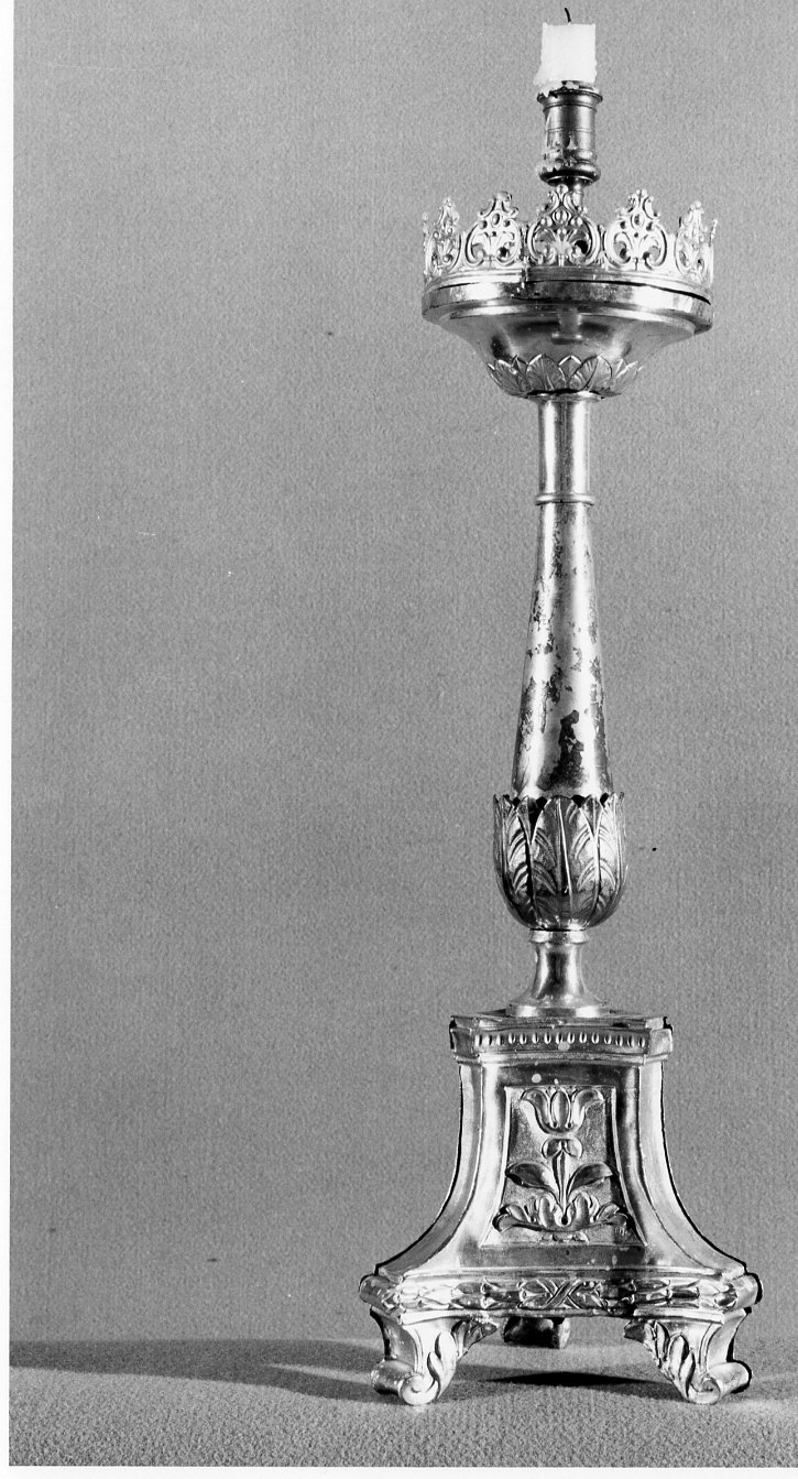 candeliere - bottega lombarda (inizio sec. XIX)