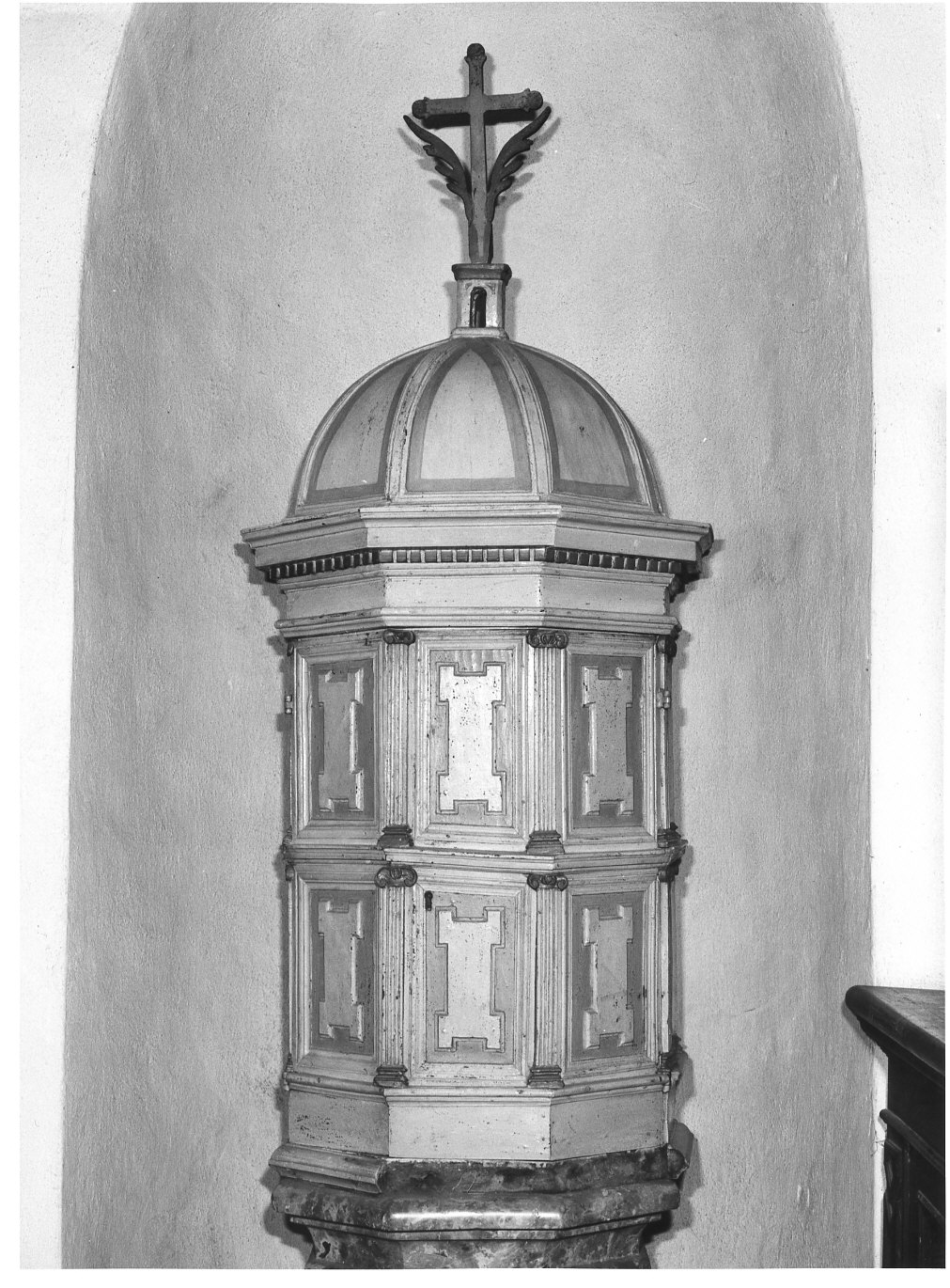 coperchio del fonte battesimale, opera isolata - bottega lombarda (secc. XVIII/ XIX)