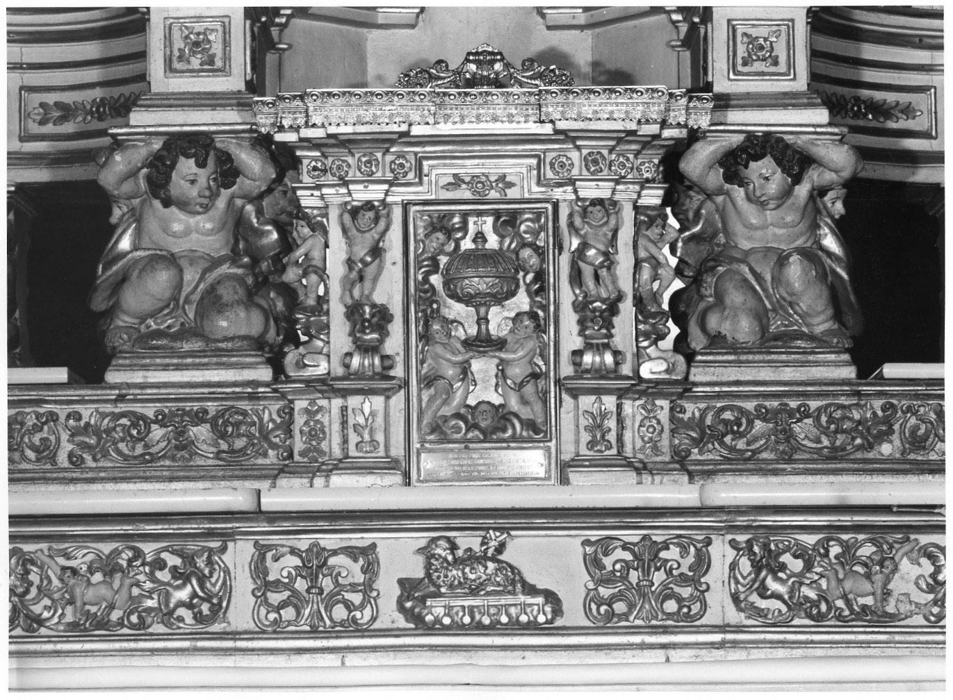 tabernacolo, elemento d'insieme di Castelli Bernardo (sec. XVII)