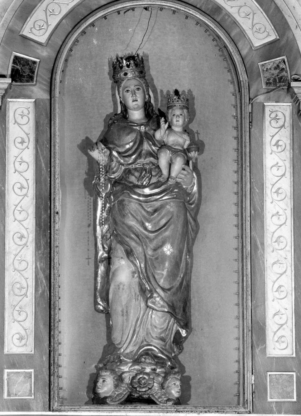 Madonna con Bambino (statua) - bottega lombarda (sec. XVII)
