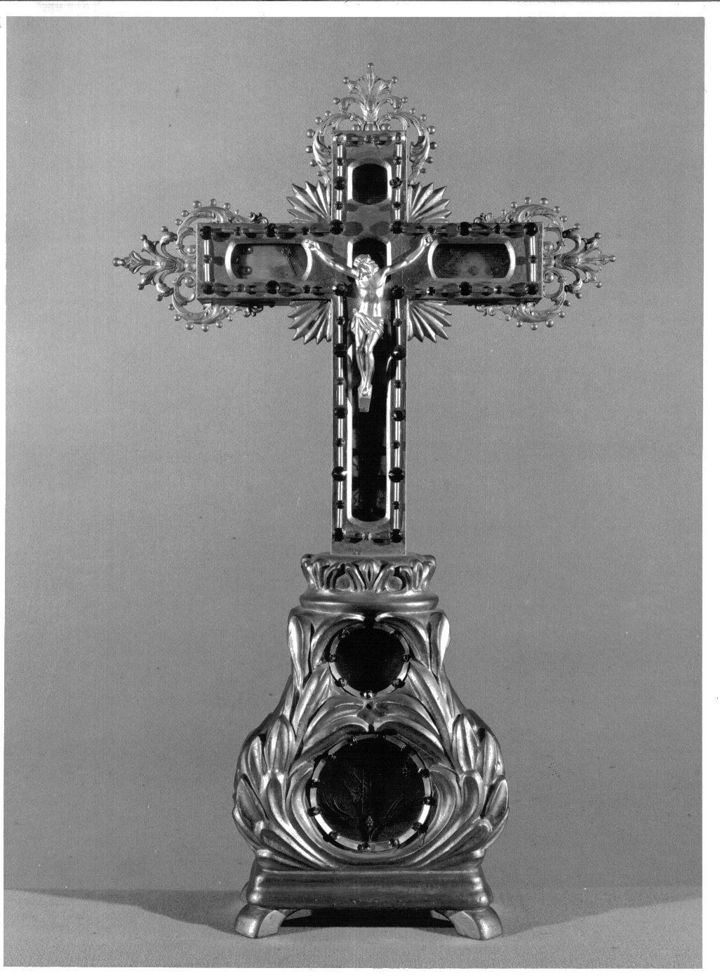 croce d'altare - bottega lombarda (fine/inizio secc. XVIII/ XIX)