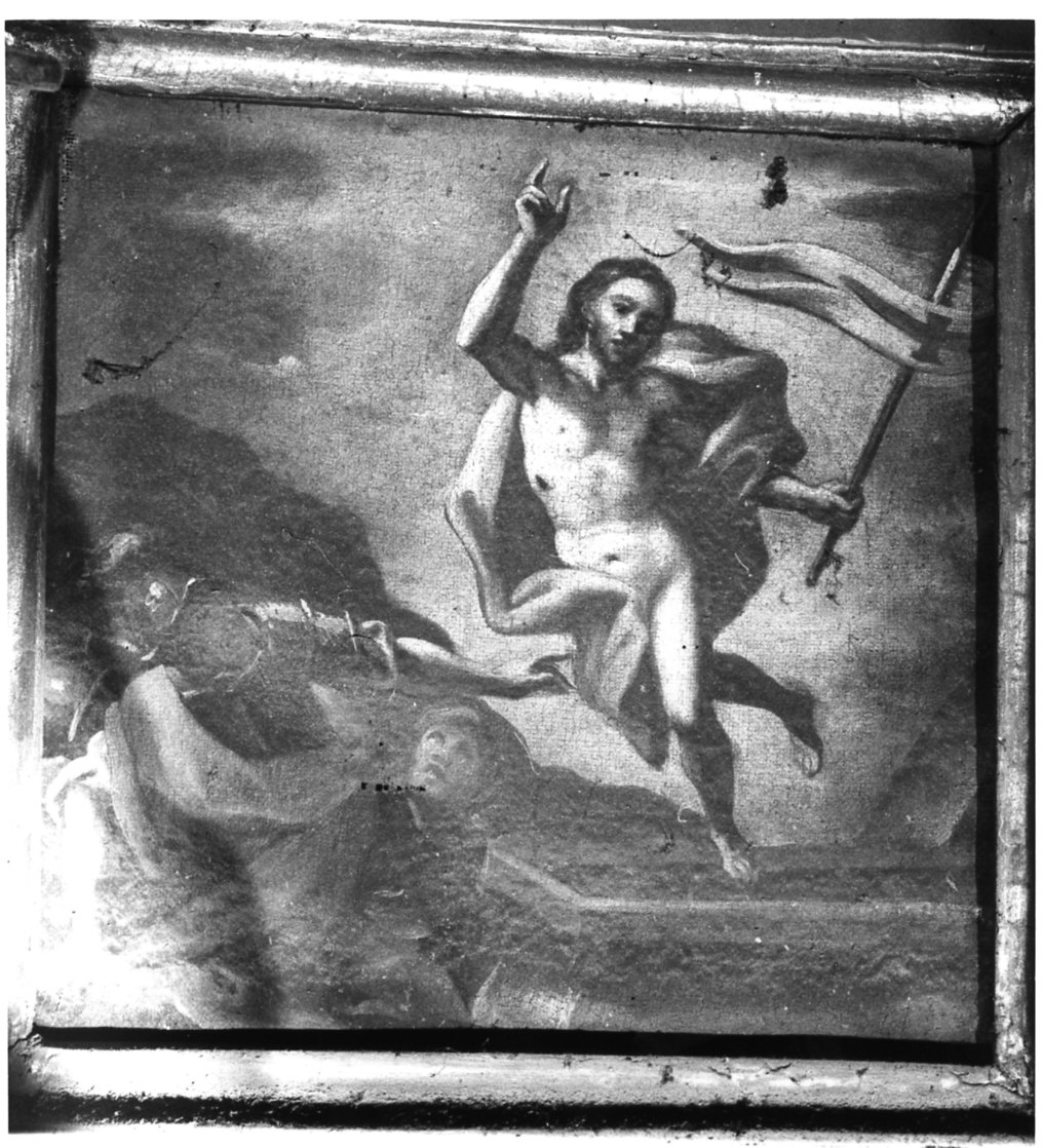 resurrezione di Cristo (dipinto, opera isolata) - ambito lombardo (sec. XVII)