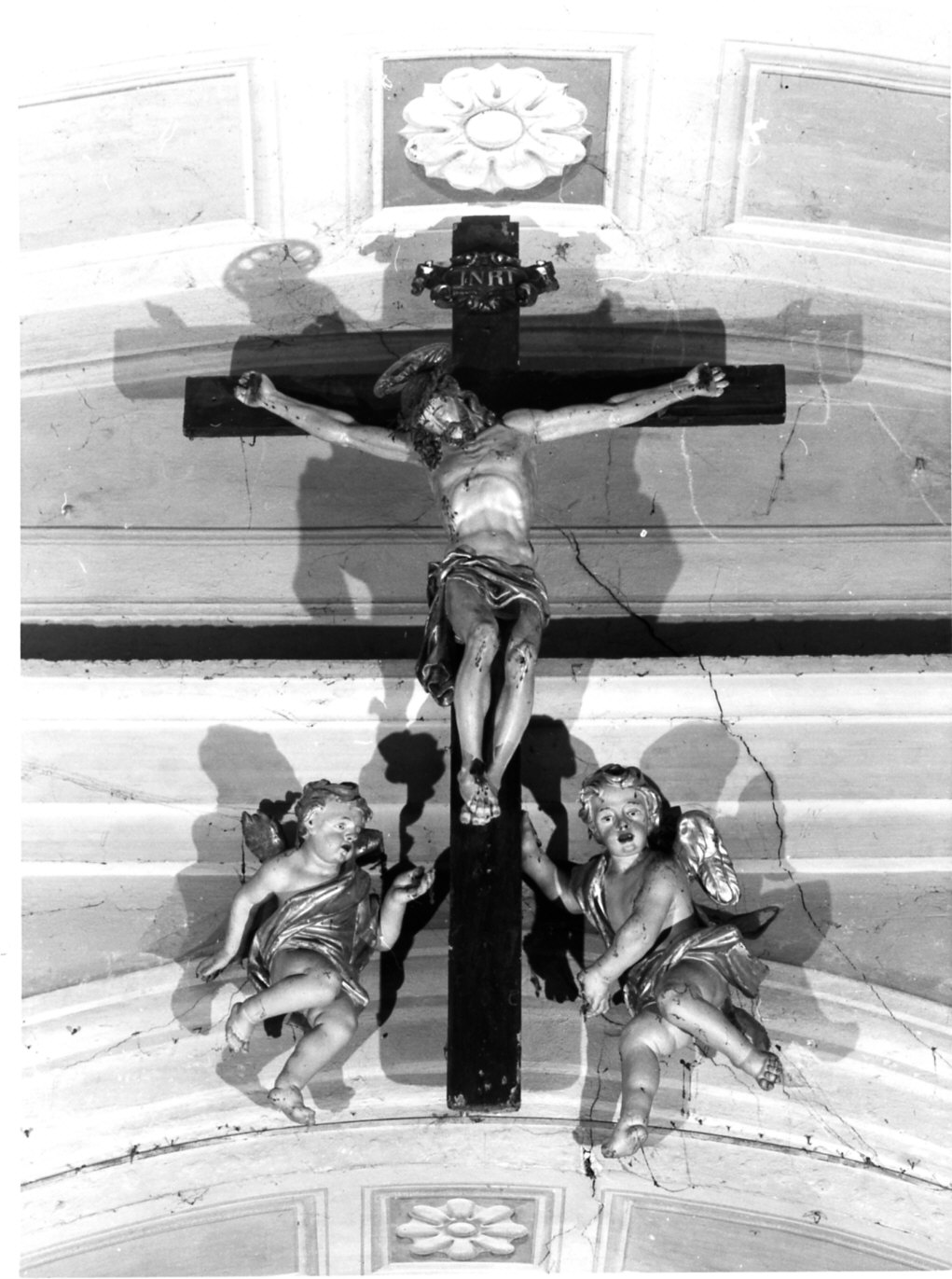 crocifisso, opera isolata - bottega lombarda (sec. XVIII)