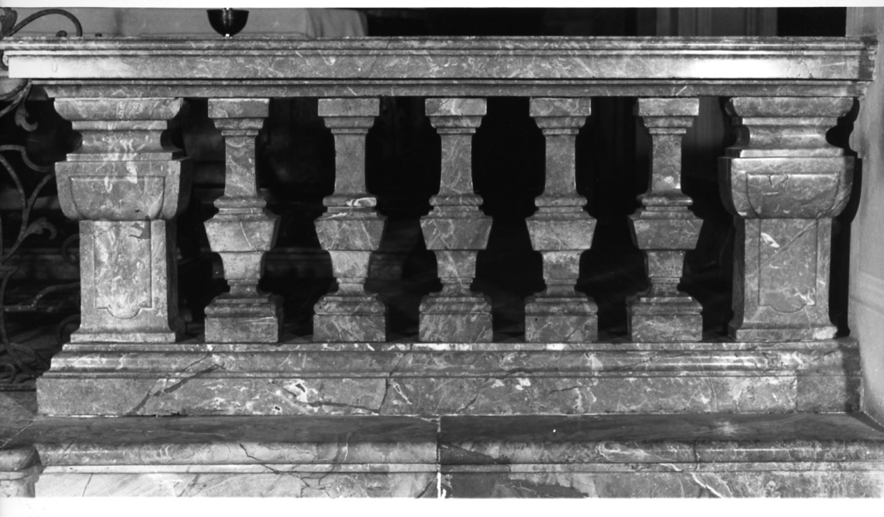 balaustrata, opera isolata - bottega lombarda (primo quarto sec. XVIII)