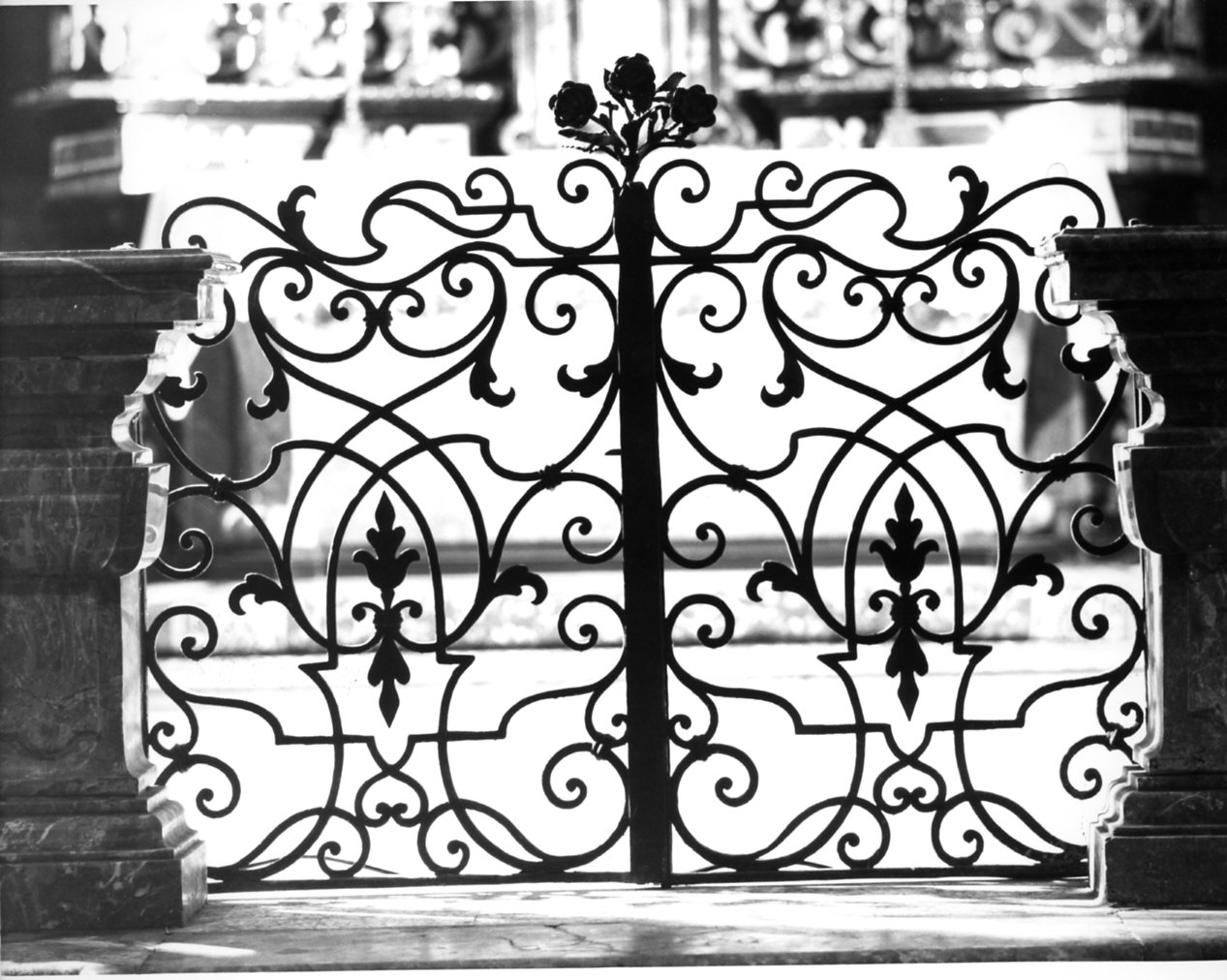 cancello di balaustrata, opera isolata - bottega lombarda (sec. XVIII)
