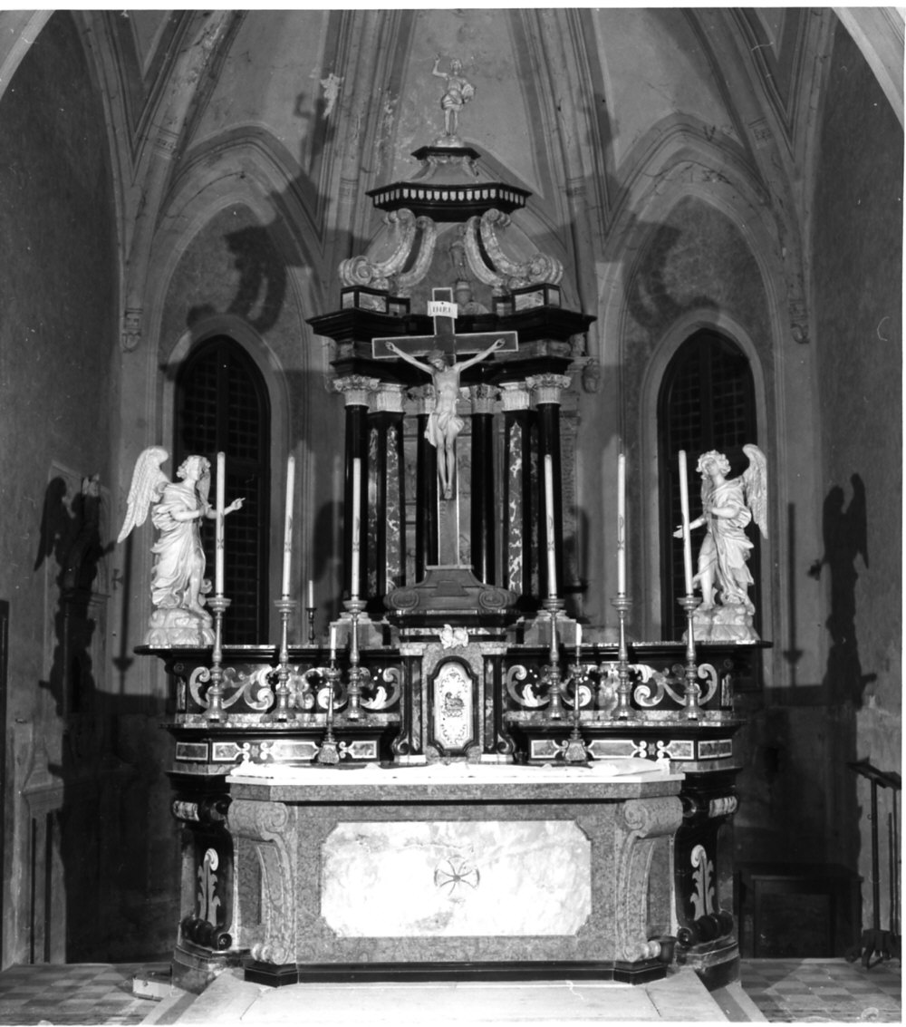 altare maggiore, complesso decorativo - bottega lombarda (primo quarto sec. XVIII)