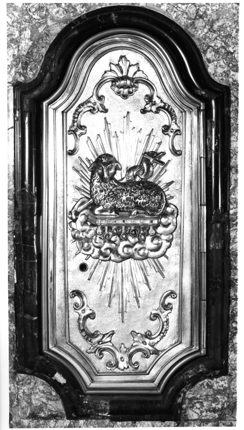 sportello di tabernacolo, opera isolata - bottega lombarda (sec. XVIII)