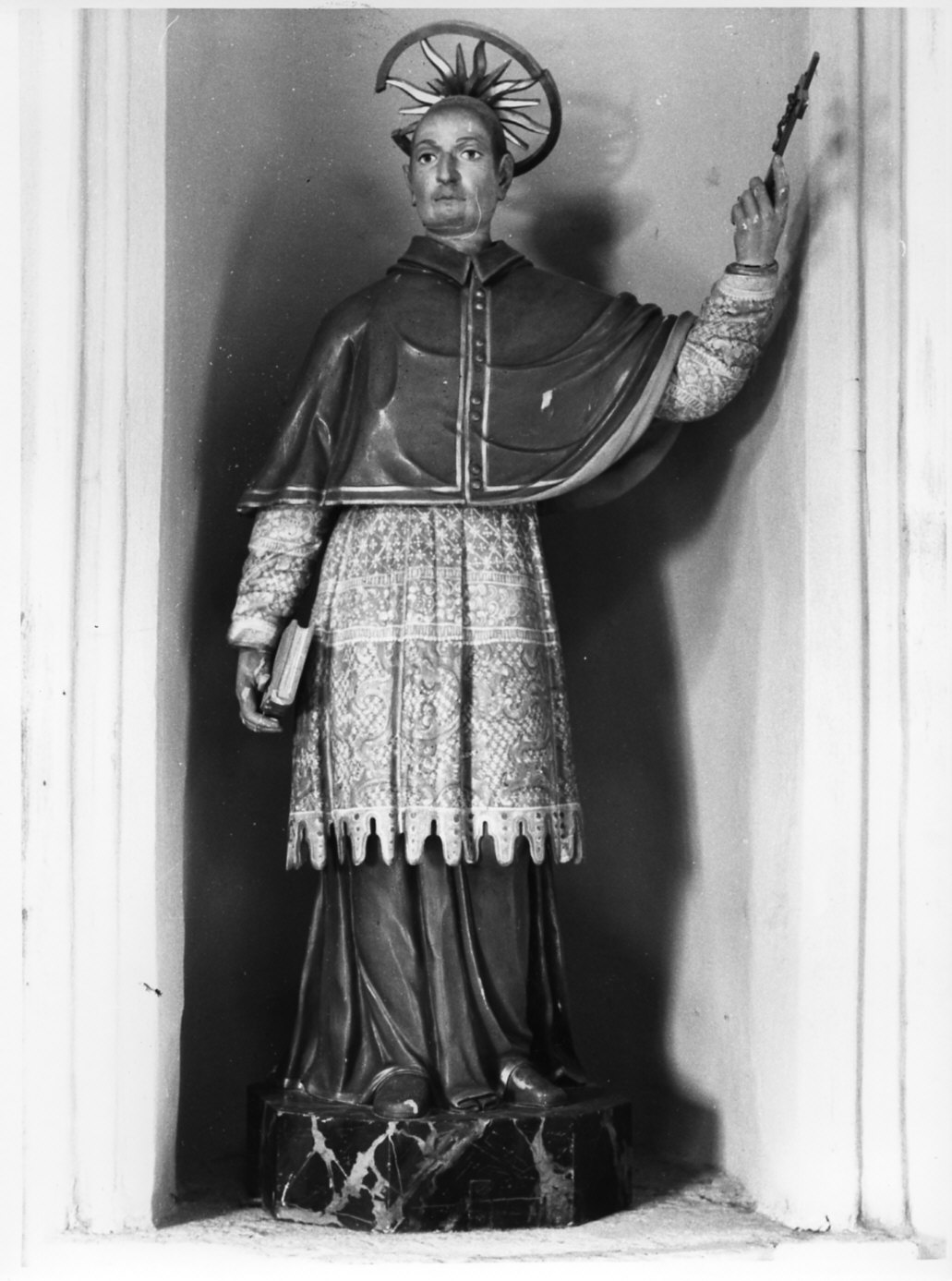 San Carlo Borromeo (statua, opera isolata) - bottega italiana (sec. XIX)