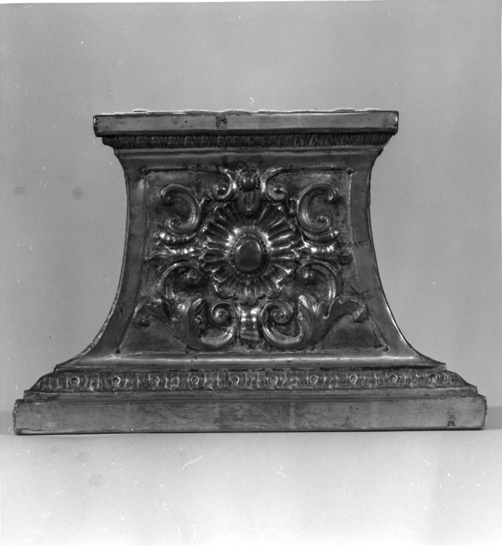 tronetto per esposizione eucaristica, opera isolata - bottega italiana (sec. XIX)