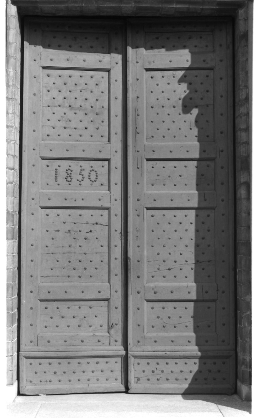 porta - a due battenti, opera isolata - bottega italiana (sec. XIX)