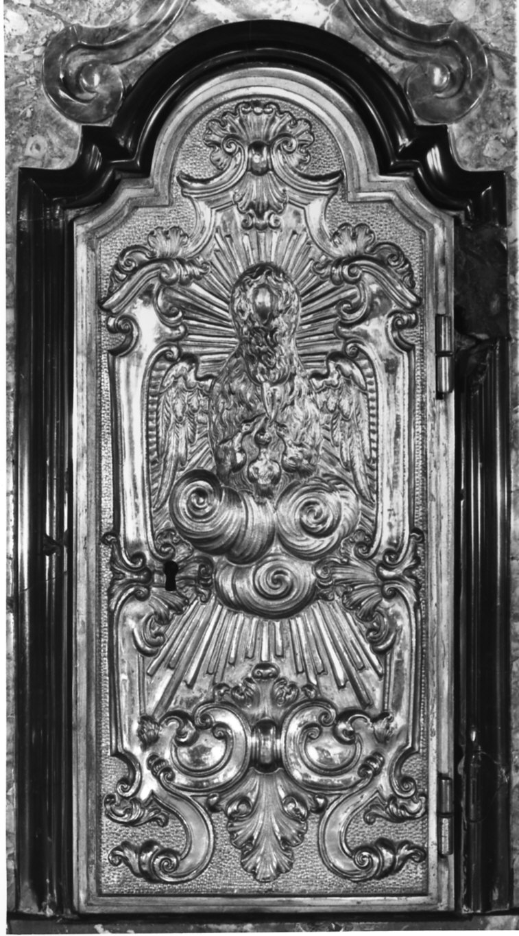 sportello di tabernacolo, opera isolata - bottega lombarda (sec. XVIII)