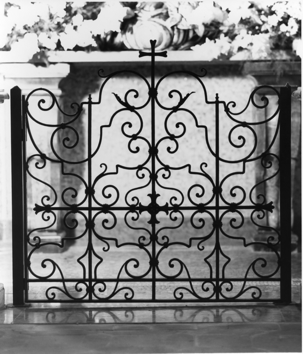 cancello di balaustrata, opera isolata - bottega lombarda (sec. XVIII)