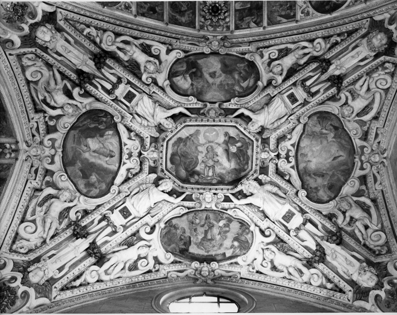 decorazione plastica, complesso decorativo - bottega lombarda (seconda metà sec. XVII)