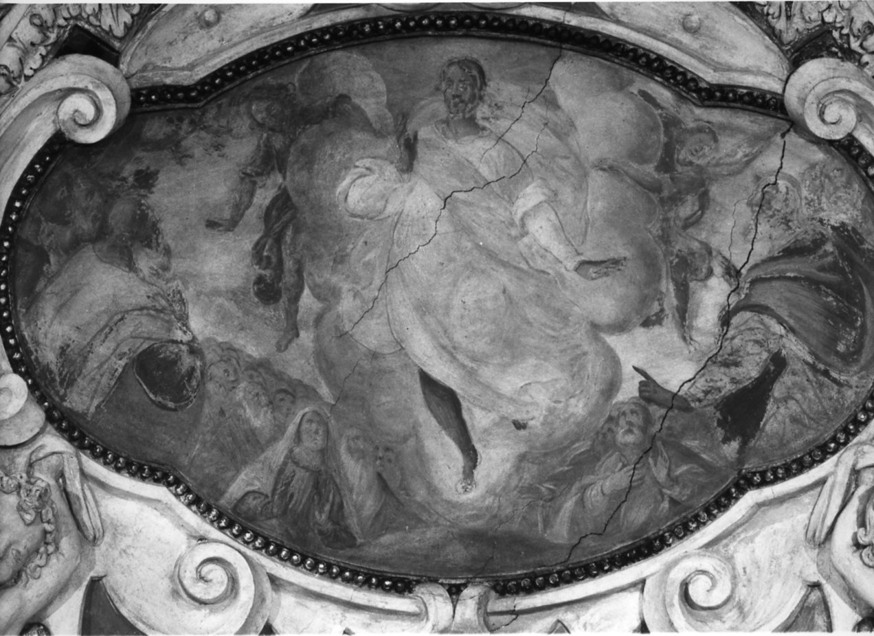 ascensione di Cristo (dipinto murale, opera isolata) - ambito lombardo (seconda metà sec. XVII)