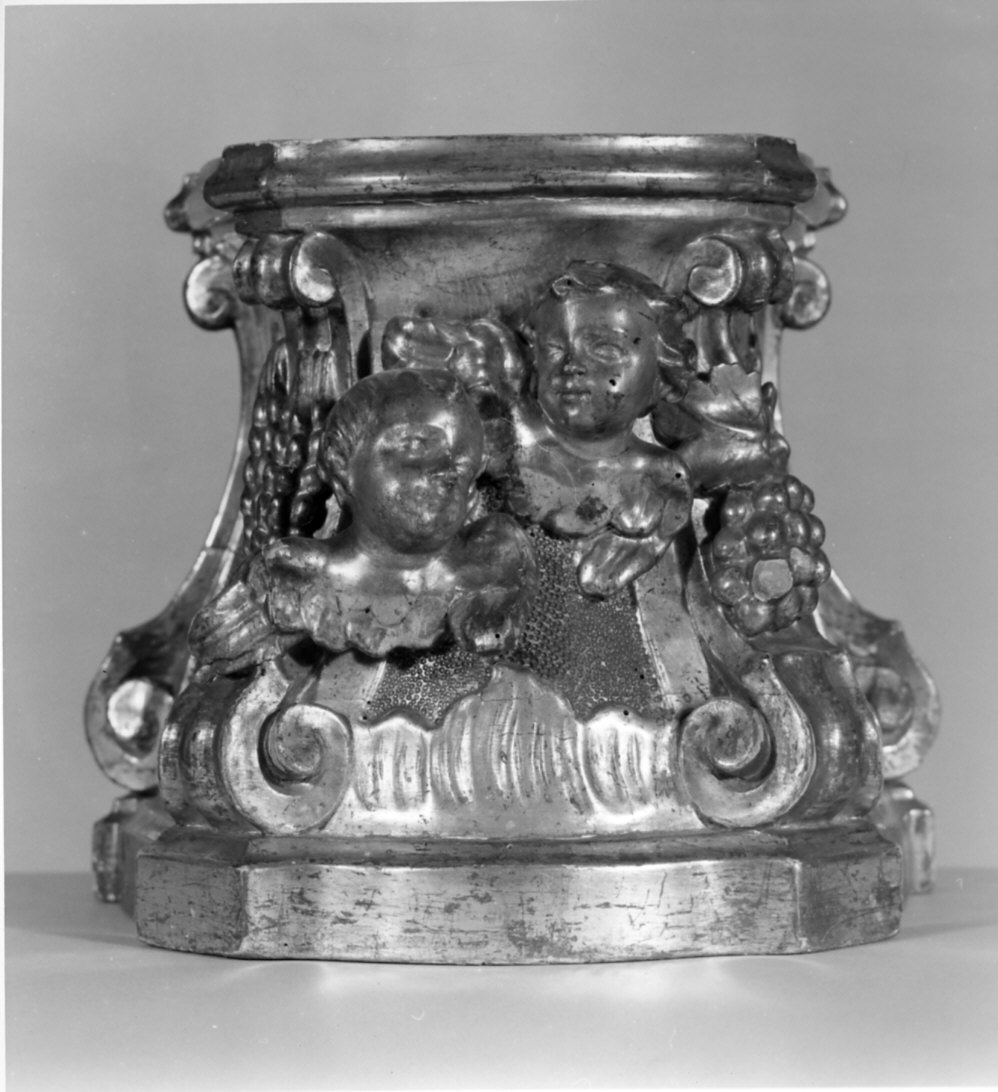 tronetto per esposizione eucaristica, opera isolata - bottega italiana (sec. XIX)